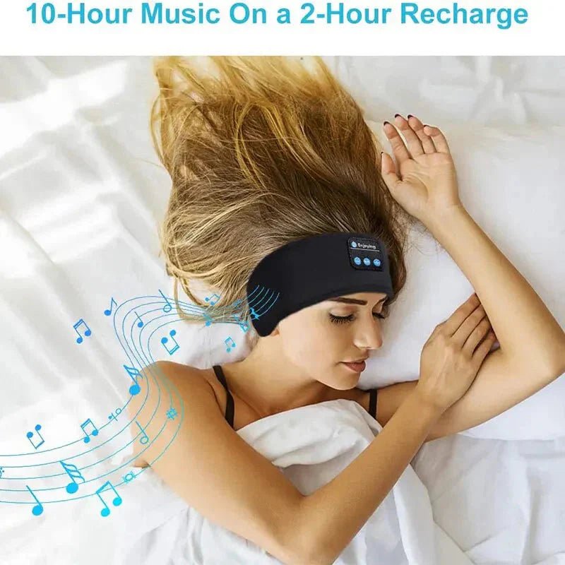 Bluetooth Sleep Headband – Wireless Headphones, Built - In Speakers, Comfortable Fabric, 10 - Hour Battery Life - EdifyTech