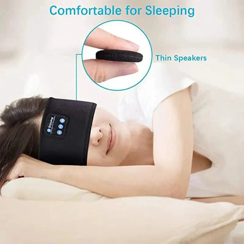 Bluetooth Sleep Headband – Wireless Headphones, Built - In Speakers, Comfortable Fabric, 10 - Hour Battery Life - EdifyTech