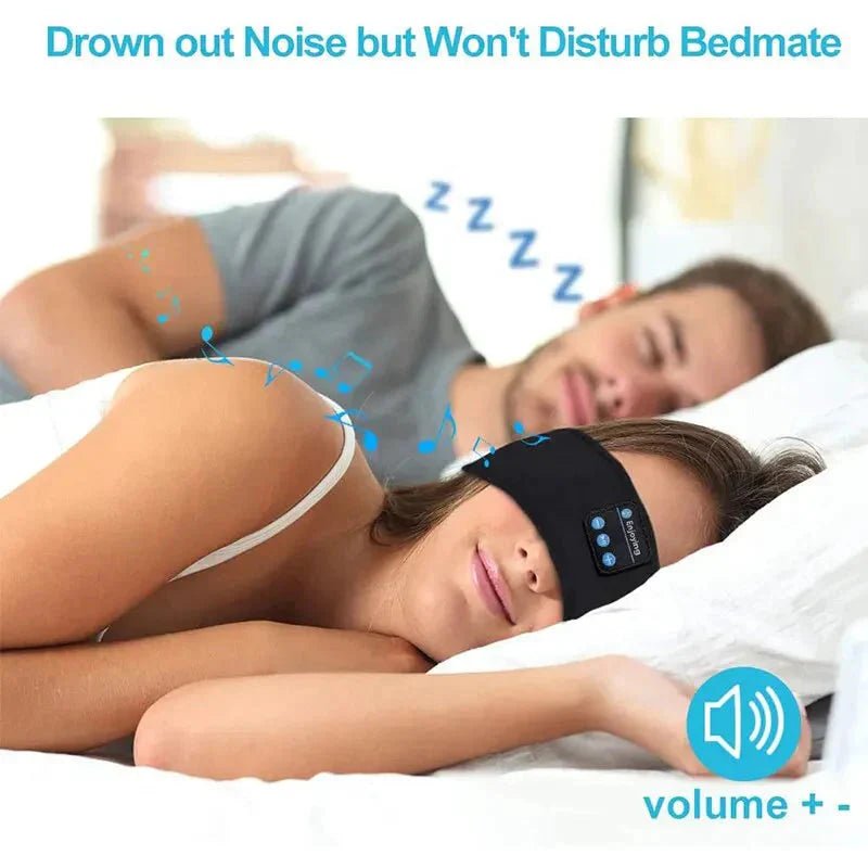 Bluetooth Sleep Headband – Wireless Headphones, Built - In Speakers, Comfortable Fabric, 10 - Hour Battery Life - EdifyTech