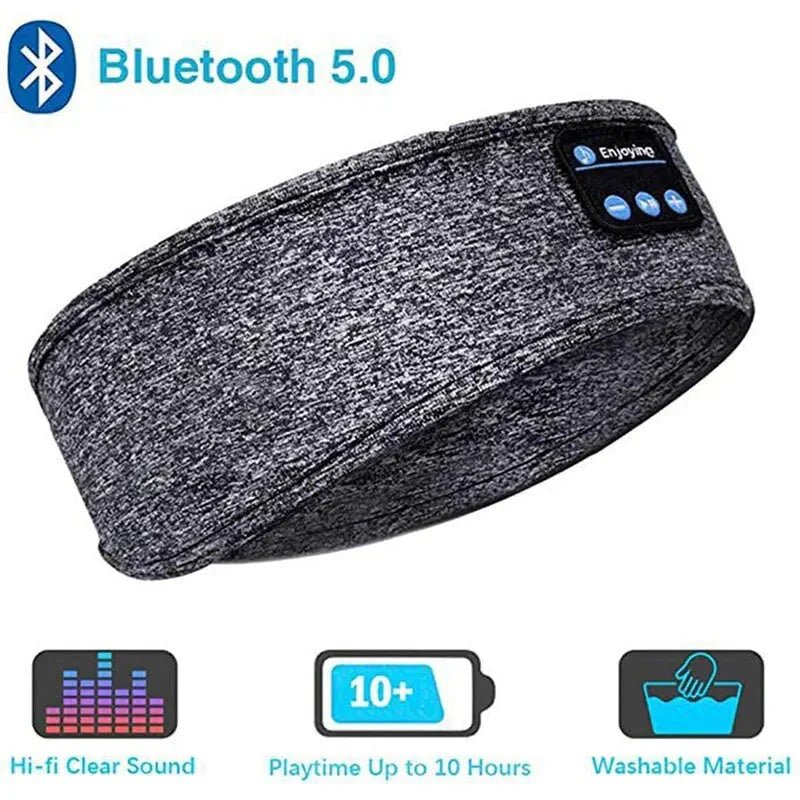 Bluetooth Sleep Headband – Wireless Headphones, Built - In Speakers, Comfortable Fabric, 10 - Hour Battery Life - EdifyTech