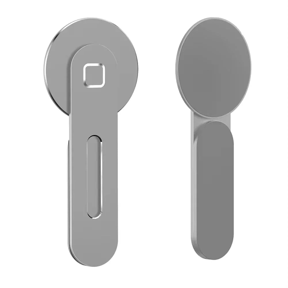 Metal Expansion Phone Stand for Laptop and Tesla Vehicles - Magnetic Folding Phone Holder with 15W Fast Charger - EdifyTech