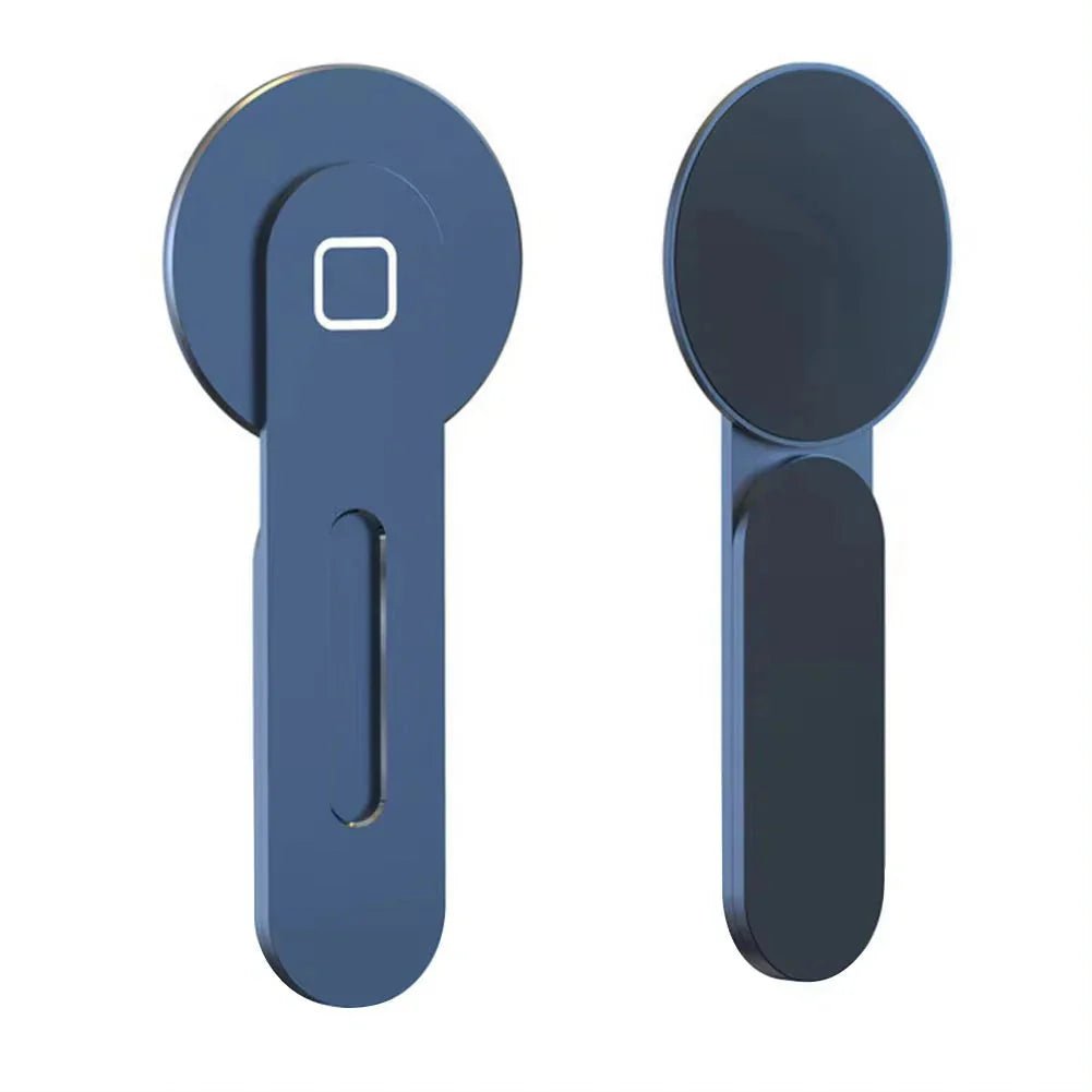 Metal Expansion Phone Stand for Laptop and Tesla Vehicles - Magnetic Folding Phone Holder with 15W Fast Charger - EdifyTech