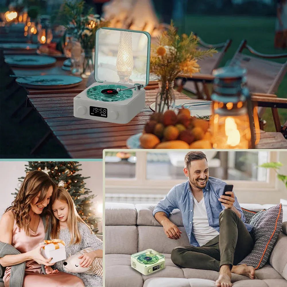 Mini Retro White Noise Bluetooth Speaker - EdifyTech