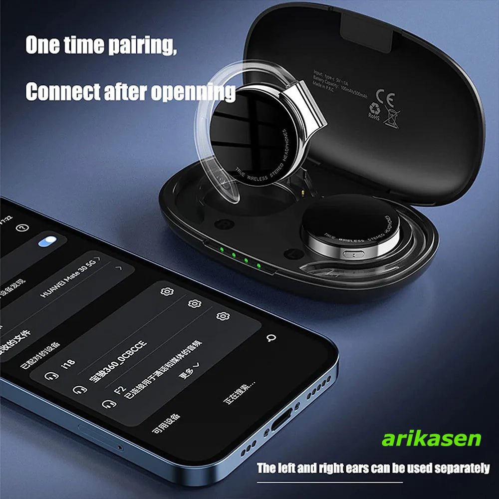 Open Ear Headphones TWS Noise Cancelling Headphones Bluetooth Earpiece Bluetooth Headset Runnning Headphones Workout Headphones - EdifyTech