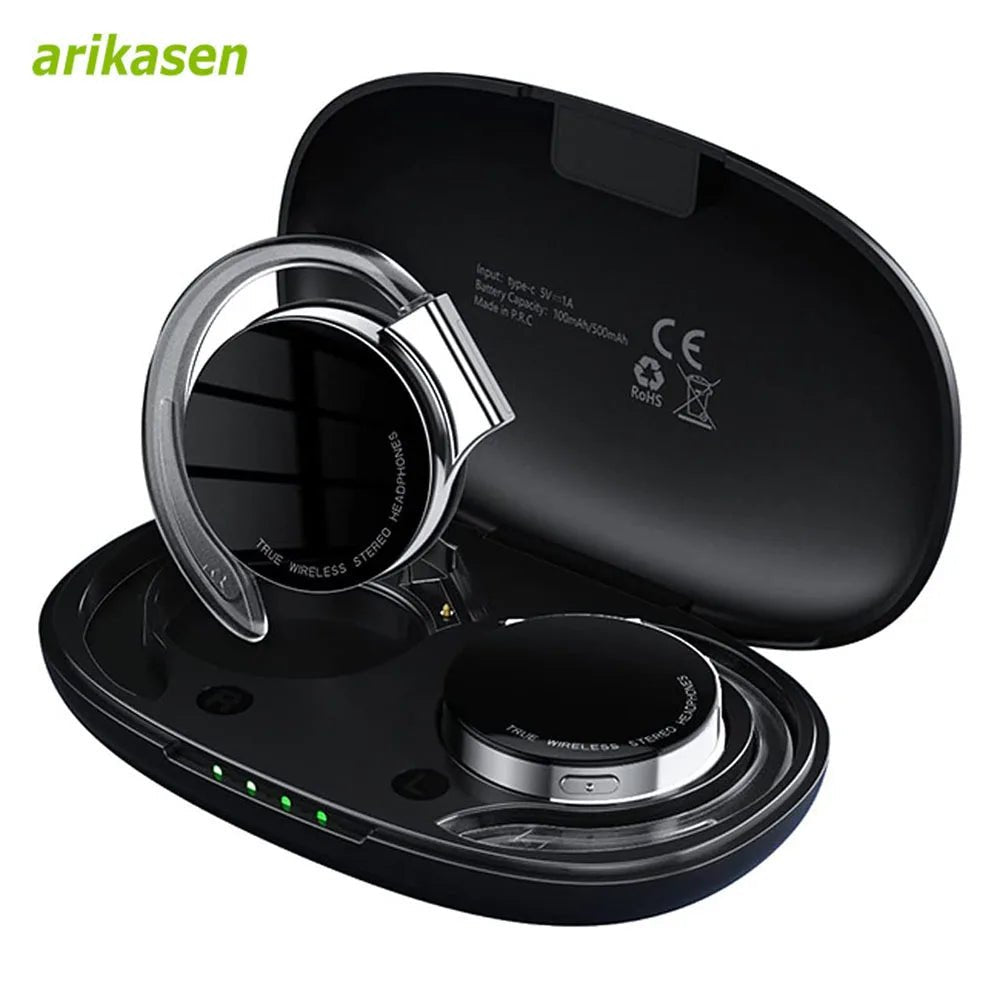 Open Ear Headphones TWS Noise Cancelling Headphones Bluetooth Earpiece Bluetooth Headset Runnning Headphones Workout Headphones - EdifyTech