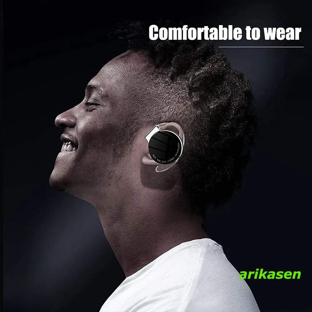 Open Ear Headphones TWS Noise Cancelling Headphones Bluetooth Earpiece Bluetooth Headset Runnning Headphones Workout Headphones - EdifyTech