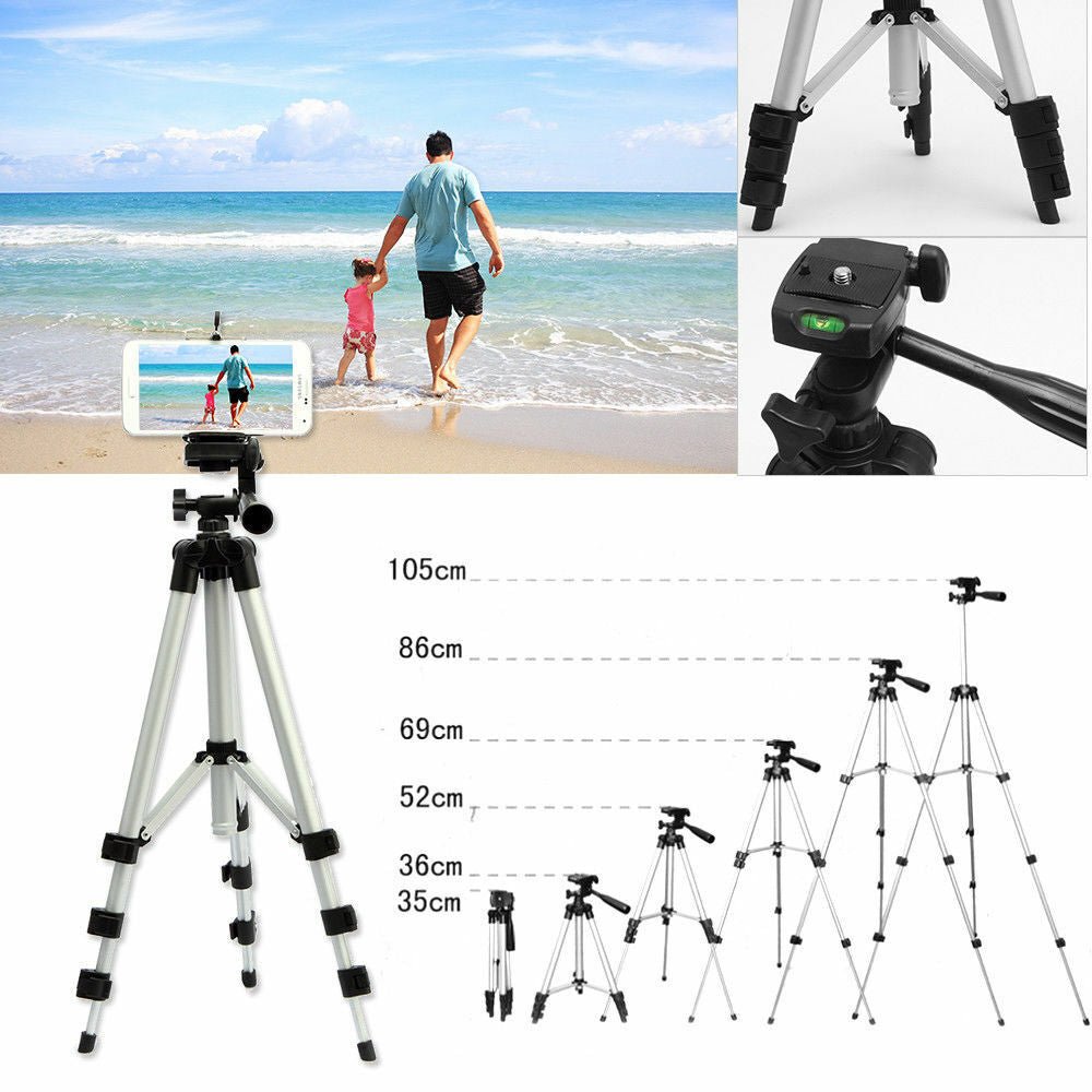 Professional Camera Tripod Stand Holder Mount for Cell Phone, Portable Tripod, Mobile Phone Live Stream Holder, Camera Tripod - EdifyTech