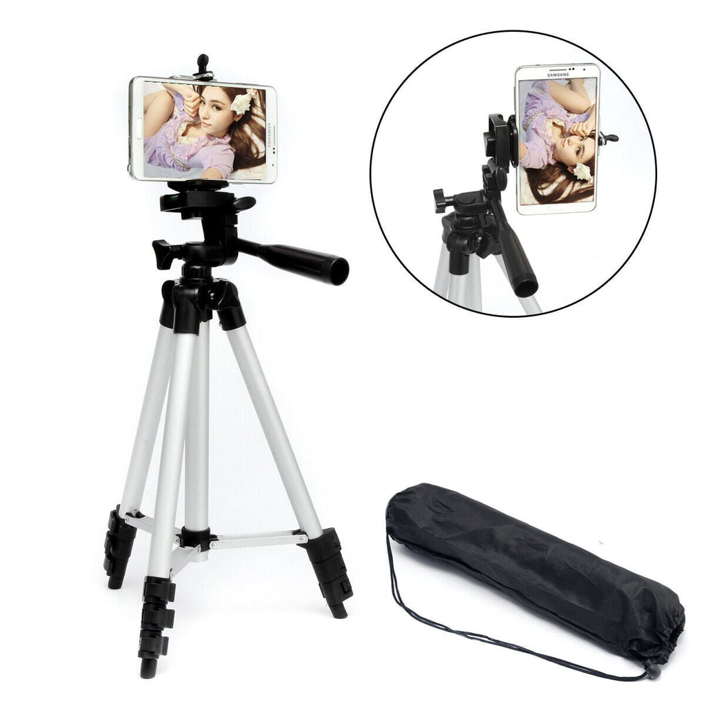 Professional Camera Tripod Stand Holder Mount for Cell Phone, Portable Tripod, Mobile Phone Live Stream Holder, Camera Tripod - EdifyTech