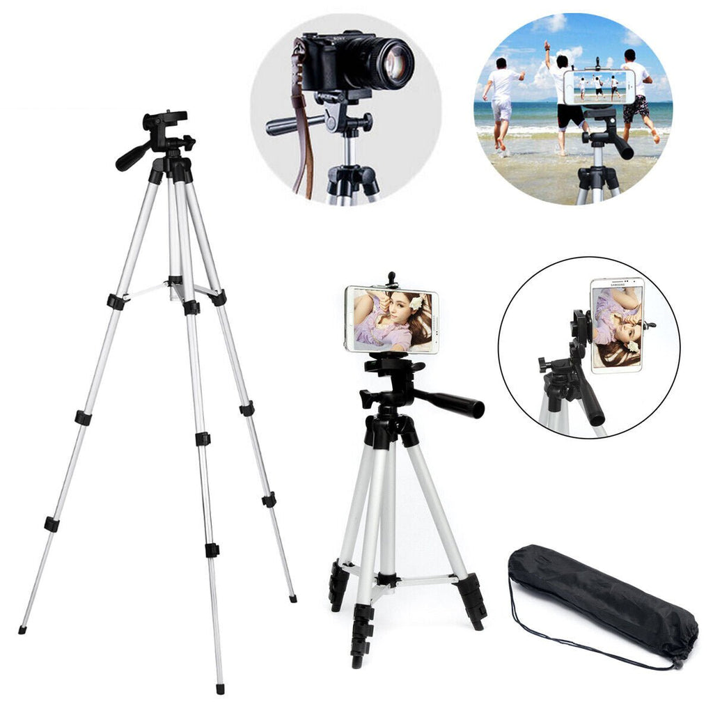 Professional Camera Tripod Stand Holder Mount for Cell Phone, Portable Tripod, Mobile Phone Live Stream Holder, Camera Tripod - EdifyTech