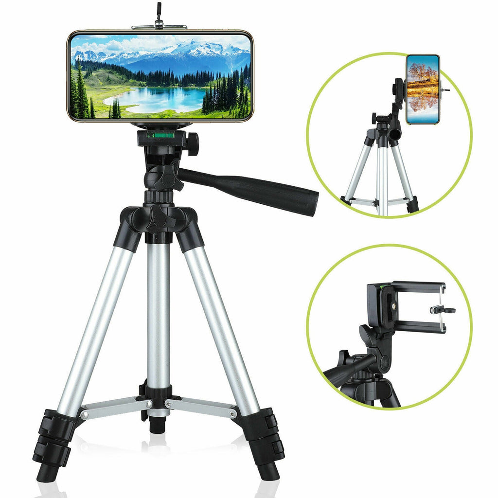 Professional Camera Tripod Stand Holder Mount for Cell Phone, Portable Tripod, Mobile Phone Live Stream Holder, Camera Tripod - EdifyTech