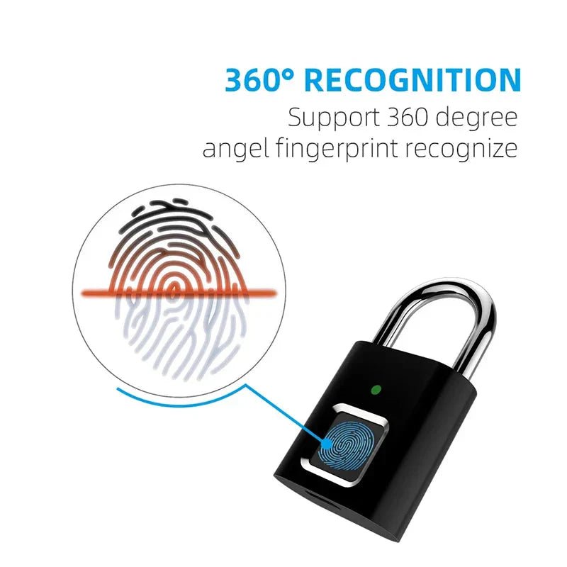Smart Fingerprint Padlock - EdifyTech