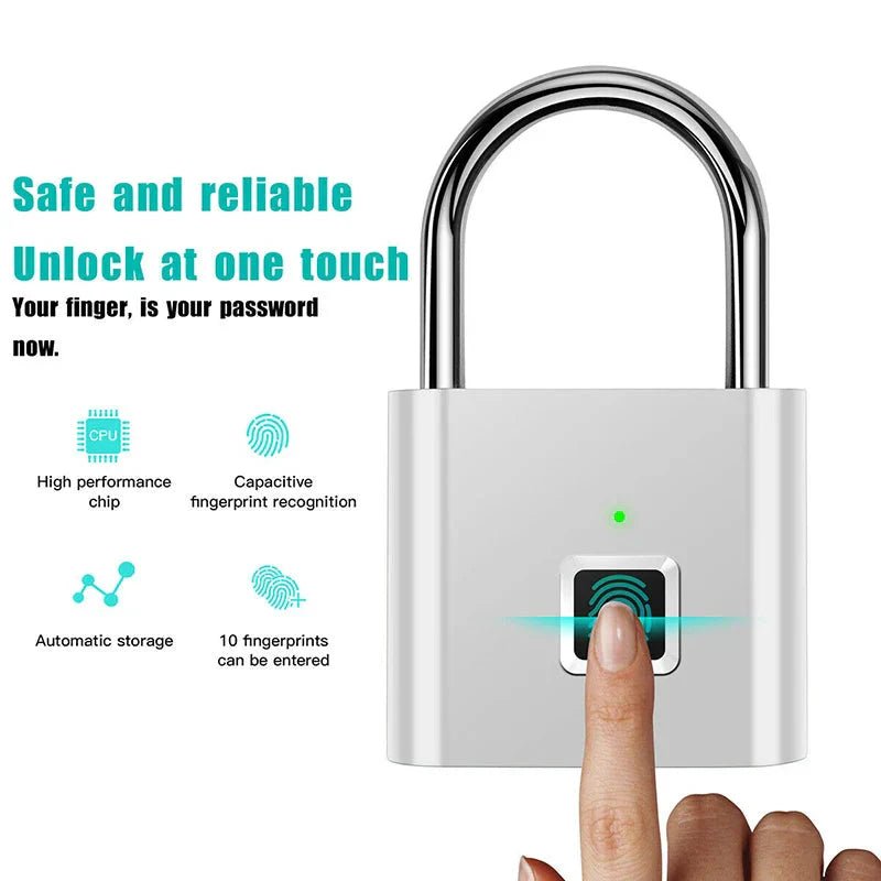 Smart Fingerprint Padlock - EdifyTech