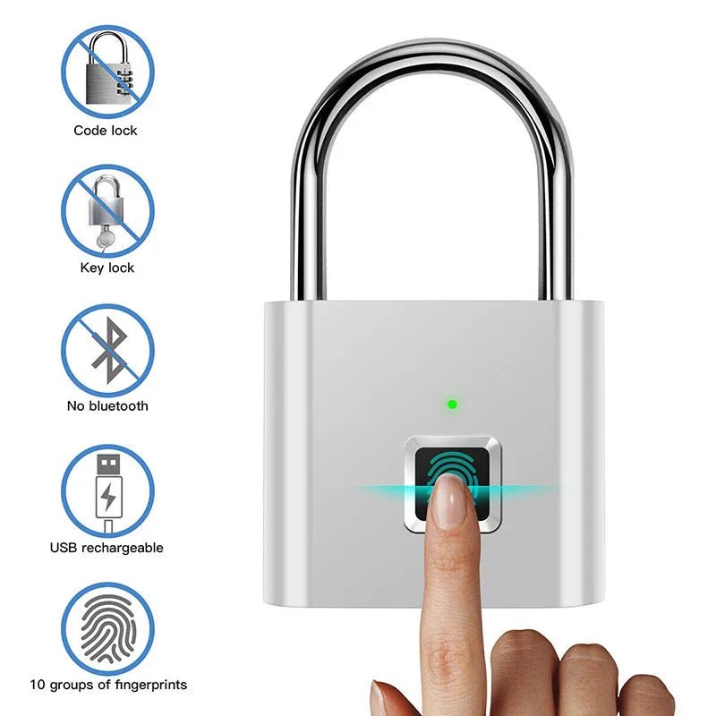 Smart Fingerprint Padlock - EdifyTech