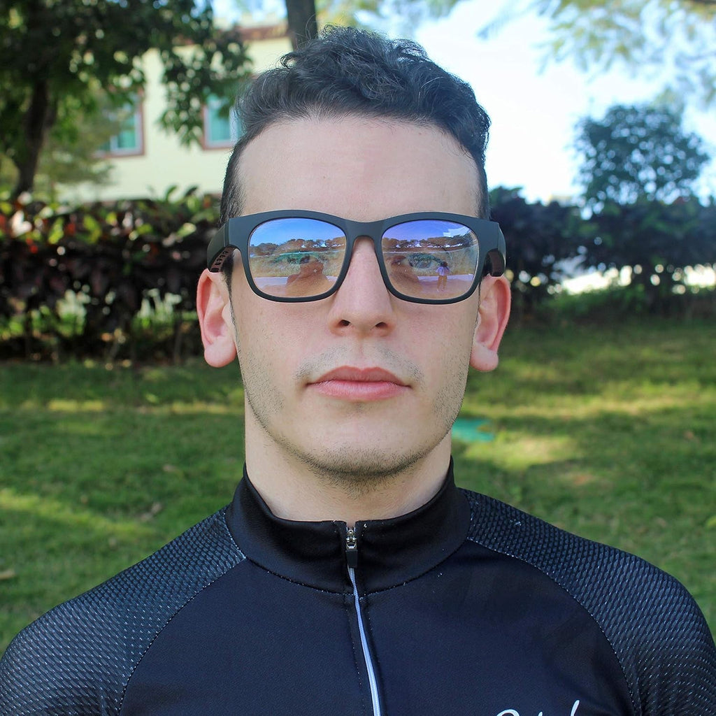 Smart Glasses Smart Audio Glasses Wireless Bluetooth Sunglasses Polarized Sunglasses IPX4 Waterproof - EdifyTech